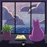 Reading During a Thunder Storm cover art